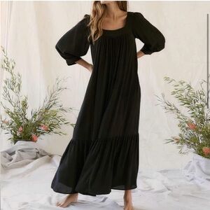 Christy Dawn Black Maxi Dress